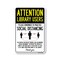 Signmission PSA, Library Users Practice Social Distancing, 14in X 10in Rigid Plastic, OS-NS-P-1014-25393 OS-NS-P-1014-25393 - alternate 1