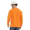 Protectx Long Sleeve T-Shirt, Polyester, Orange, M, 2 PK HV-L50CT190-OR-02-M - alternate 5
