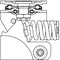 Blickle Swivel Plate Caster, PU, 4", 660 lb., Overall Height: 6-7/8" LHF-ALST 100K-14 - alternate 3
