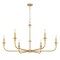 Z-Lite Tova Rubbed Brass 6 Light Chandelier 3049-45RB - alternate 7