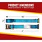 Mytee Products E Track Ratchet Straps 2in x 20ft - Blue, 100PK ETKRS220x100 - alternate 8