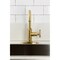 Kingston Brass Single-Handle Bar Faucet with Knurled Handle, Brushed Brass KSD8507RKX - alternate 4