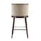 Manhattan Comfort Evalyn Barstool in Natural - Set of 3 3-BS024-NA - alternate 6