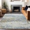 Homeroots 3' X 5' Blue Green And Ivory Abstract Washable Indoor Outdoor Area Rug 604571 - alternate 7