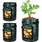 Ipower Potato Grow Bags 7 Gallon with Flap, Sturdy Handles and Harvest Windows, Green, 3PK GLGROWBAGWINDOWPE7X3 - alternate 1