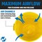 Magnum Tool Yellow 32 Gallon Trash Can Set (Trash Can, Quiet Dolly, and Reinforced Lid) (5 Set) CMTC-CLD0-32Y05 - alternate 7