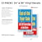 Signmission End Of The Year Sale 50% Off Everything, Vinyl Decals Only 24 Inch x 36 Inch, Vinyl Decal, 2PK DSB-2436-2PACK-EndOfTheYearSale50%OffEve - alternate 2