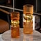 Uniquewise 12-Inch Decorative Orange Tall Glass Vase - Modern Minimalist Decor for Parties, and Special QI004735.OR.S - alternate 9