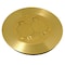 Raco Box Cover, Floor Box Type, 2 Gang, Brass, Single Receptacle Cover Type RAC5500KIT - alternate 4