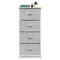 Homeroots 18in Grey Standard Accent Cabinet With Four Drawers 470364 - alternate 4