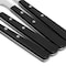 Martha Stewart Garden Cottage 16 Piece Stainless Steel Flatware Set in Black 129076.16 - alternate 4