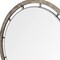 Homeroots 46" Brown Round Wood Framed Accent Mirror 376394 - alternate 7