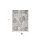 Homeroots 4' X 6' Gray Black And Ivory Nautical Indoor Outdoor Area Rug 552503 - alternate 8