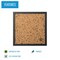 Mastervision Black Speckled Cork Bulletin Board, Black MDF Frame, 18" X 18" SF2414121616 - alternate 5