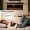 Edendirect 36 in. Insert-Type Electric Fireplace in Black, with Remote, 8H Timer, 5-Speed Flames, 12 Flame Colors ZR-WT-F36 - alternate 7