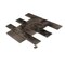 Apollo Tile Dark Gray 11.8 in x 11.8 in Glass Glossy Floor and Wall Mosaic Tile 4.83 sqft/case, 5PK APLC8811A - alternate 6