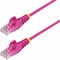 Startech.Com 3ft Pink Slim CAT6 Ethernet Cable, Snagless, 100W PoE, UTP, LSZH, 28AWG Bare Copper Wire, Slim RJ45 N6PAT3PKS - alternate 1