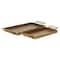Homeroots Set of Two Gold Cast Iron Handmade Vanity Trays With Handles 625656 - alternate 16