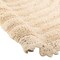 Lavish Home Bathroom Rugs 2 Woven Cotton Bath Mat Set for Boho Decor Round Rugs for Shower, Tub, Toilet, Vanity HT-BATH4-NT - alternate 8