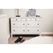 Homeroots 62" White Solid Wood Seven Drawer Double Dresser 524108 - alternate 8