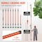 Vevor Manual Pole Saw Extendable Tree Pruner 7.3-27 ft Fiberglass Pole Scissors GZJDJZ-8m8 - alternate 7