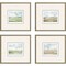 Homeroots Set Of Four Afternoon Gold Framed Print Wall Art, 4PK 525878 - alternate 1