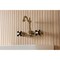 Kingston Brass Double-Handle Wall Mount Bathroom Faucet, Antique Brass KS1223PKX - alternate 4