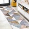 Jonathan Y Aileen Geometric Scandi Colorblock Carved High-Low Multi 2 ft. x 8 ft. Runner Rug SNT107A-28 - alternate 1