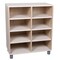 Beleduc By Playwell Palermo Wood Storage - Narrow 8-Compartment Vertical Shelf 846026 - alternate 1