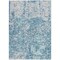 Homeroots 9' X 12' Teal Blue And Ivory Abstract Washable Indoor Outdoor Area Rug 612771 - alternate 8
