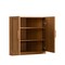 Homeroots 31in Walnut Wood Corner Accent Cabinet 693401 - alternate 5