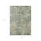Homeroots 9' X 12' Artichoke Green And Teal Blue Abstract Washable Indoor Outdoor Area Rug 630523 - alternate 6