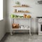 Flash Furniture Rawcliffe Work Table, 18 Gauge Stainless Steel Top Shelf, Undershelf and 4 Casters w/2 Locking NH-WT-2448-CAS-GG - alternate 8