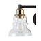 Jonathan Y Manhattan Vintage 18.5" 2-Light Metal/Glass Industrial Rustic LED Vanity, Brass Gold/Oil Rubbed Bronz JYL3545A - alternate 9