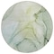 Homeroots 8' Round Green Round Abstract Washable Non Skid Indoor Outdoor Area Rug 559384 - alternate 8