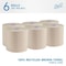 Scott Scott Essential Manual Hard Roll Paper Towel Dispenser With Paper Towel Roll Refill 6 PK 46253, 54038 - alternate 4