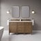 James Martin Vanities Brittany 60" Double Vanity, Pecan w/ 3 CM White Zeus Silestone Top 655-V60D-PCN-3WZ - alternate 4