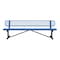 Leisure Craft Portable, Bench with Back, 8ft., Blue B8WBP-BLUE - alternate 1