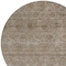 Homeroots 8' Brown And Tan Round Floral Washable Indoor Outdoor Area Rug 605713 - alternate 6