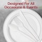 Smarty Had A Party White Plastic Disposable Spoons (1000 Spoons), 1000PK 420S-WH-CASE - alternate 8