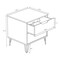 Manhattan Comfort Avira 20 in Nightstand in Black (2-Drawer) NS1721-BK - alternate 6