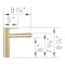 Blanco Alta II Bar 1.5 GPM, Satin Gold 527571 - alternate 4