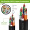 Syston Cable Technology Access Control Cable Black 500 FT - 18/4c+22/3pr OAS+22/2c+22/4c, CL3P, OSDP & Wiegand Compatible 9888-500BK - alternate 6