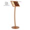 M&T Displays Pedestal Sign Holder Restaurant Menu Board Floor Standing 11 x 17 Copper UCUMB10517X2000 - alternate 3