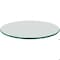 Fab Glass And Mirror 20in. Clear Round Glass Table Top, 1/2in. Thickness Tempered Ogee Edge Polished, Wall Mirror 20RD12MMOGTE - alternate 1