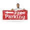 Signmission Free parking Left, 36 Inch x 96 Inch, Vinyl Banner B-96-30644 - alternate 5