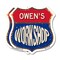 Signmission Owen's Workshop, 12 inch X 12 inch, Plastic Sign, 2PK SHI-P-2PACK-12-489-OWEN - alternate 1