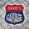 Signmission David's Garage, 6 Inch X 6 Inch, Plastic Sign SHI-P-6-383-DAVID - alternate 6