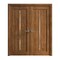 Sartodoors Interior Solid French Double Doors 36 x 96 inches, Ego 5014 Cognac Oak Veneer, Wood Interior Solid EGO5014DD-DKO-3696 - alternate 1