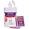 Techspray General Purpose Cleaner Wipes, Packet, Cloth, 50 Wipes, 5 1/2 in x 5 1/2 in, White, Unscented 1610-50PK - alternate 1